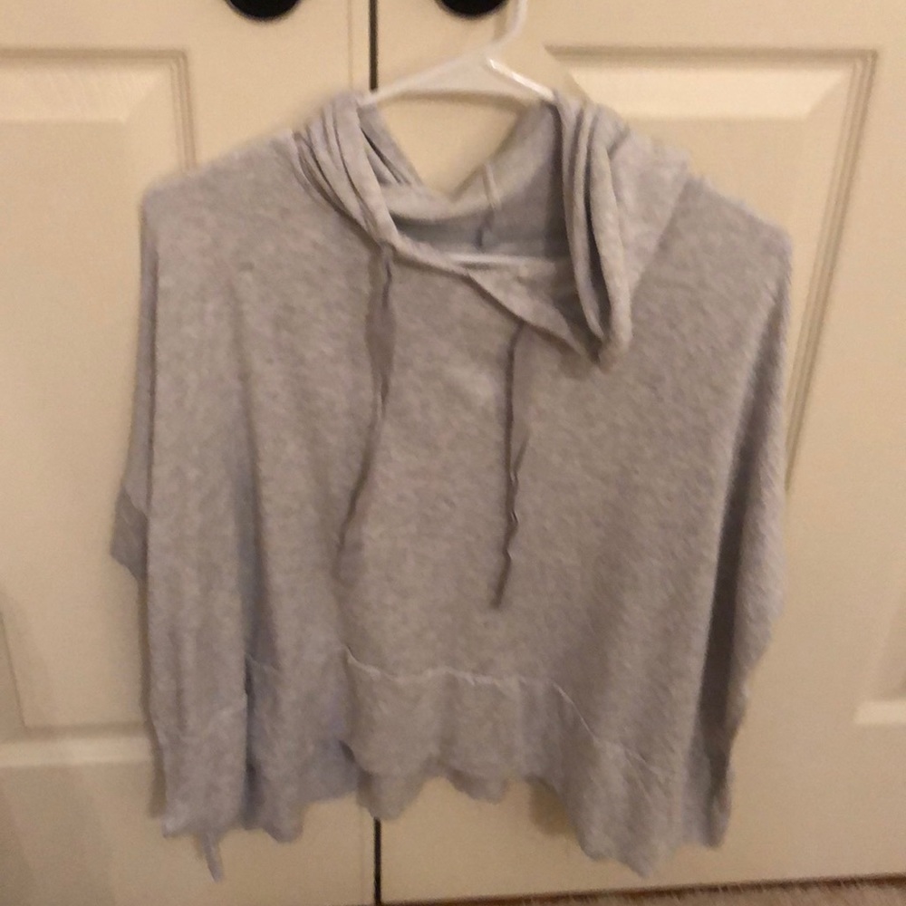 Poncho Knit Sweatshirt. Only worn once